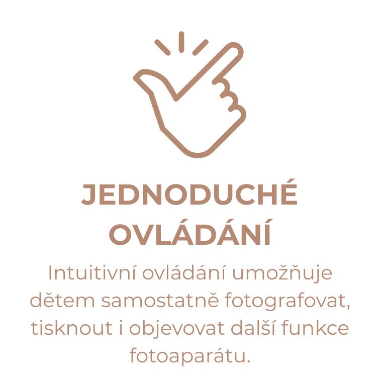 Instantní fotoaparát KidSnap béžový (18)